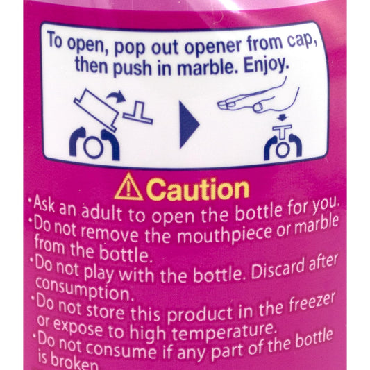 Ramune Japanese Soda, Grape, 6.76 Fluid Ounce, Pack of 8