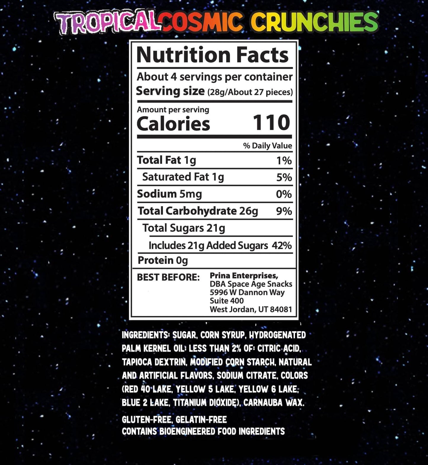 TikTok Cosmic Crunchies Freeze-Dried Candy - Viral TikTok Crunchy Snack (4 oz)