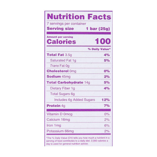 GoMacro Kids Chocolate-Chip Cookie Dough Bars, 7-Pack