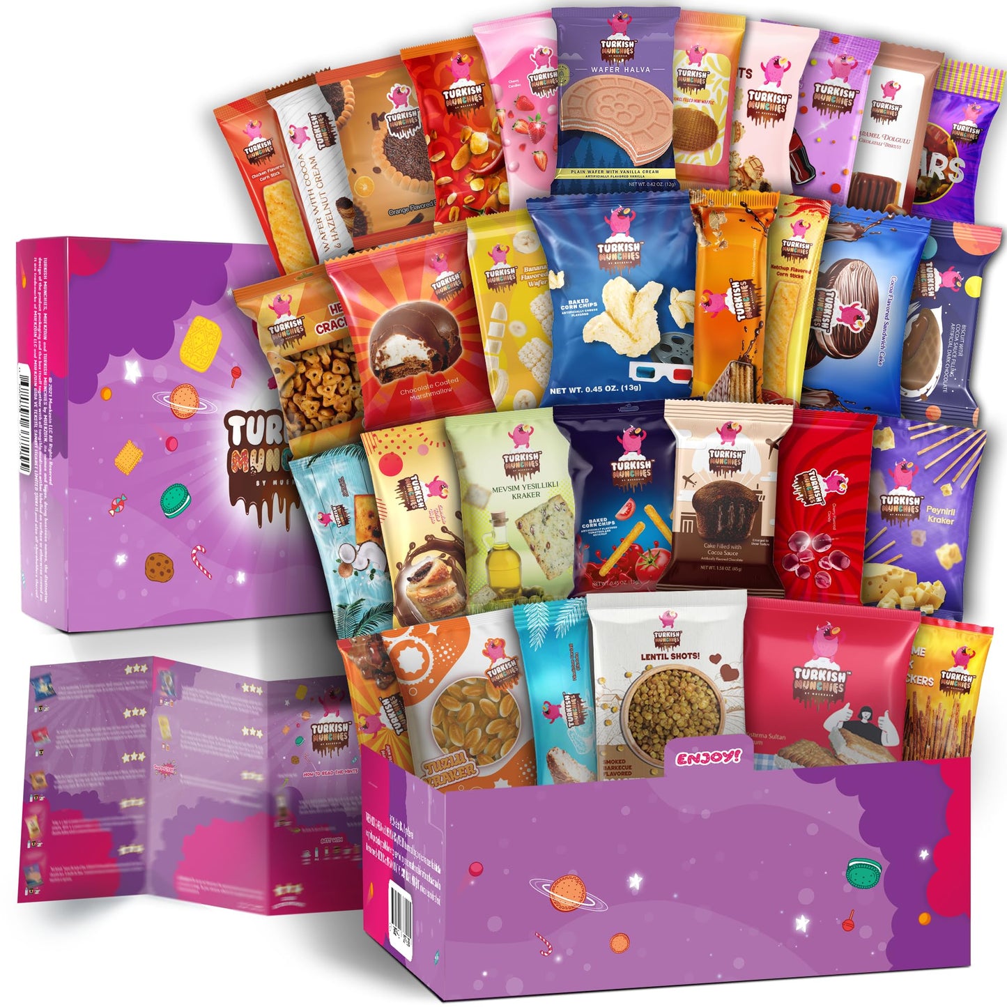 TikTok Trending Premium Turkish Snack Box - Authentic International Treats & Viral TikTok Favorites