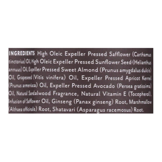 Soothing Touch Bath And Body Oil - Sandalwood - 8 Oz