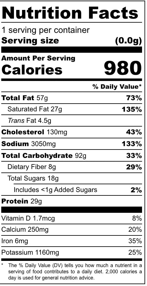 FOUNDATION Outdoors Chicken Pot Pie Meal