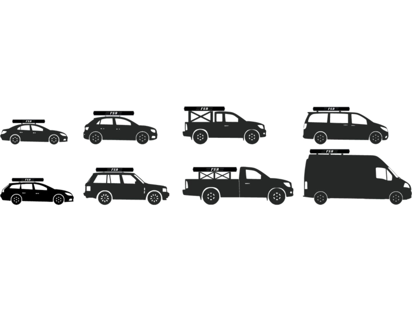 goFSR Odyssey Series 55" Rooftop Tent: 2-3 Person