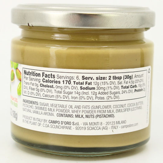Campo D'Oro, Pistachio Butter Cream, 6.35 oz