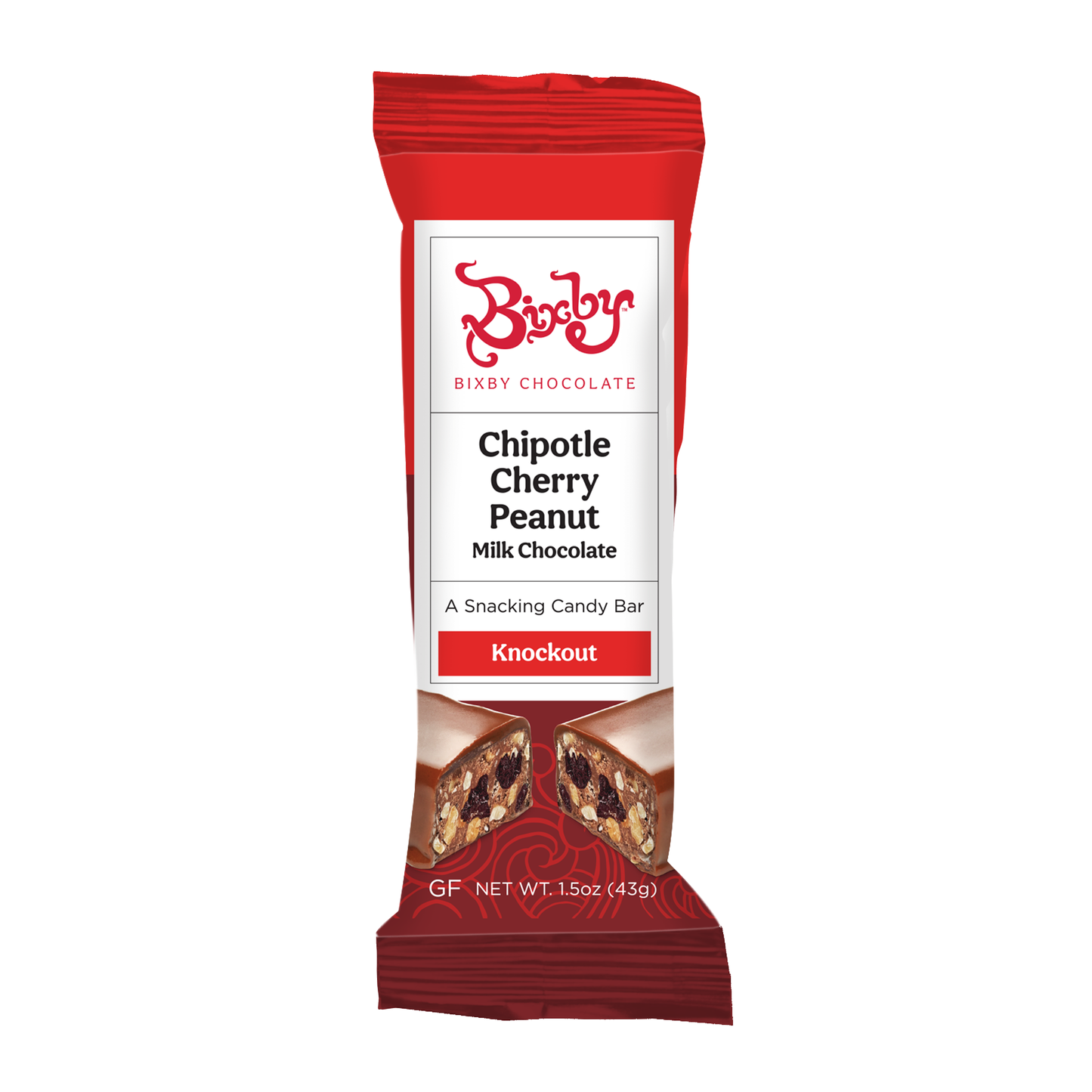 Knockout - Milk Chocolate + Chipotle + Peanuts + Bing Cherries