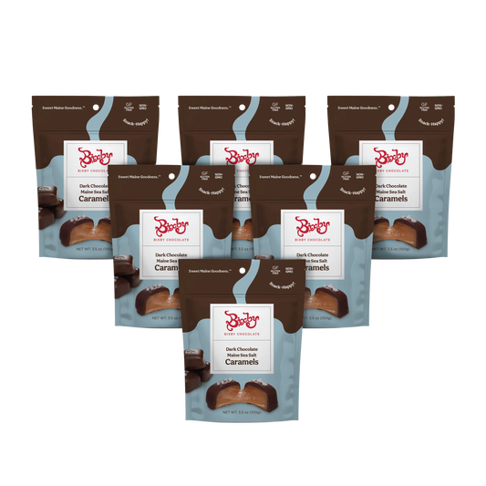 Dark Chocolate Sea Salted Caramels--6 Pouches