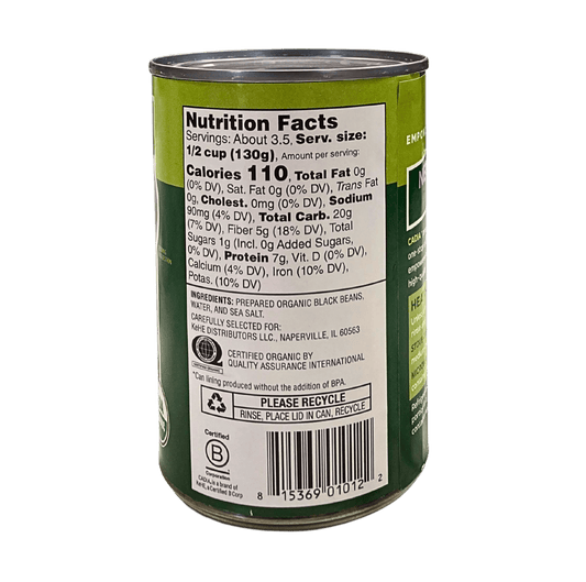 Black Beans, Organic, Cadia