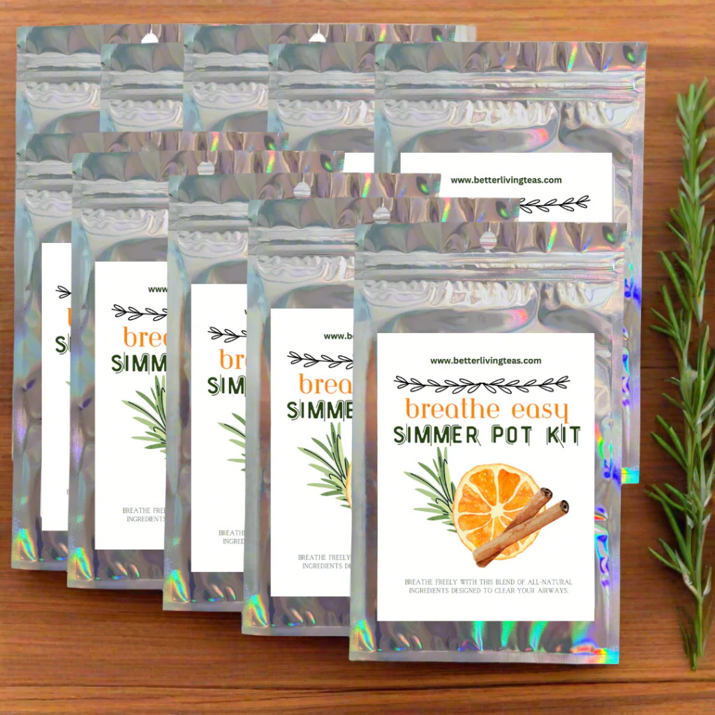 Stovetop Potpourri Simmer Pot Kits- Breathe Easy Natural Congestion Relief
