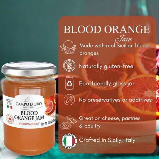 Campo D'Oro, Sicilian Blood Orange Marmalade
