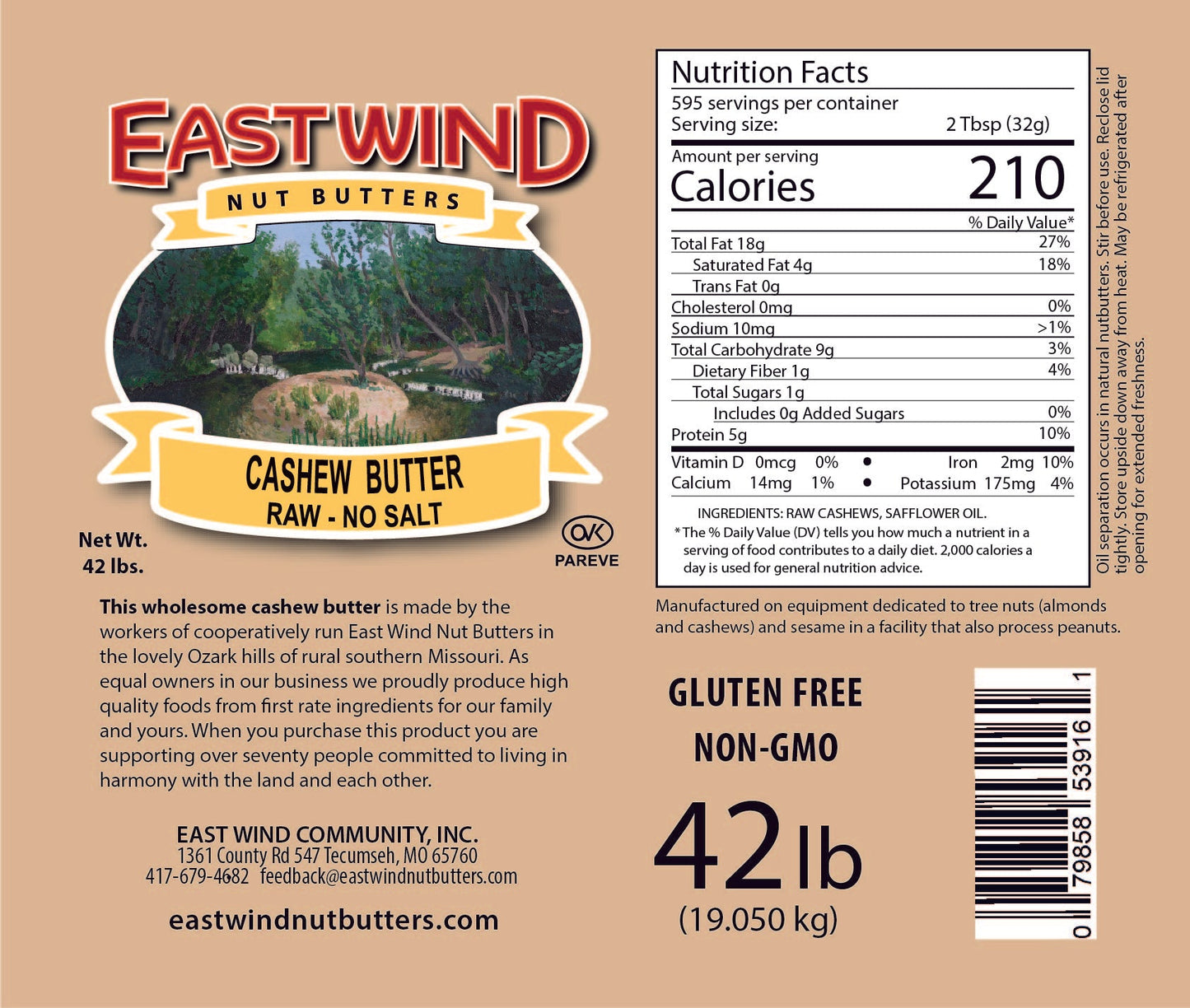 Cashew Butter- 2 Ingredients