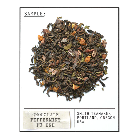 SMITH TEAMAKER - CHOCOLATE PEPPERMINT PU-ERH BLEND NO. 95 (15 TEA BAGS, 1.58 OZ)