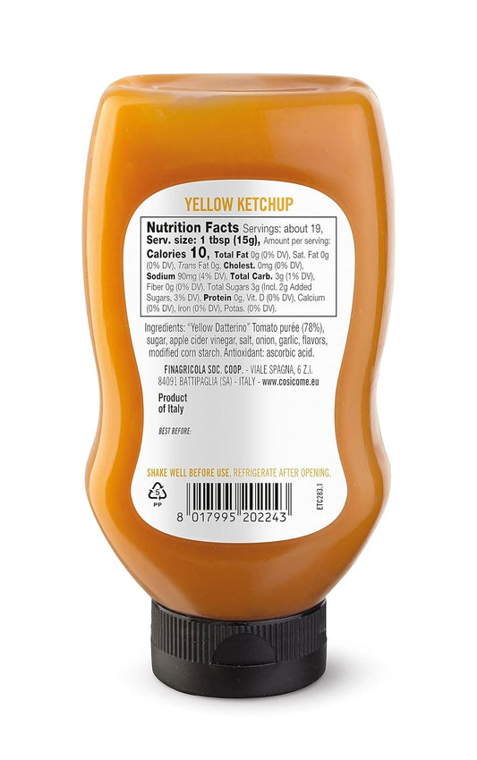 Così Com’è, Italian Yellow Tomato Ketchup – 9.88 oz (280 g)