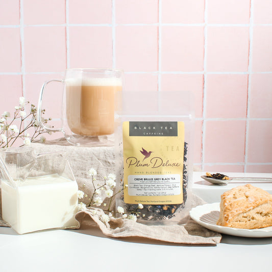 Plum Deluxe Tea Creme Brulee Earl Grey Black Tea
