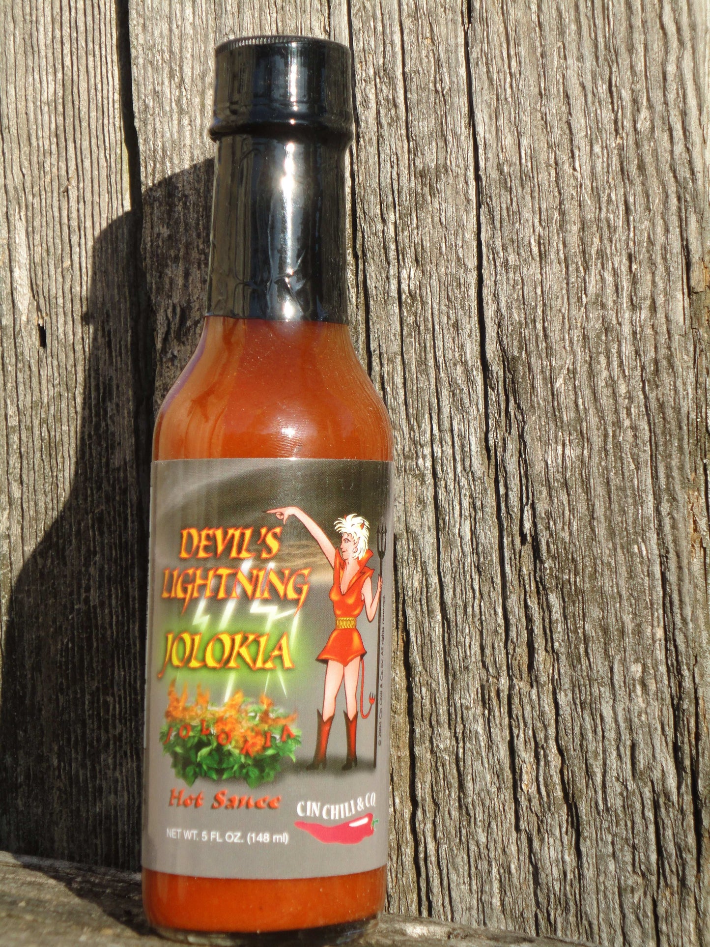 DEVIL'S LIGHTNING BHUT JOLOKIA "GHOST PEPPER" HOT SAUCE