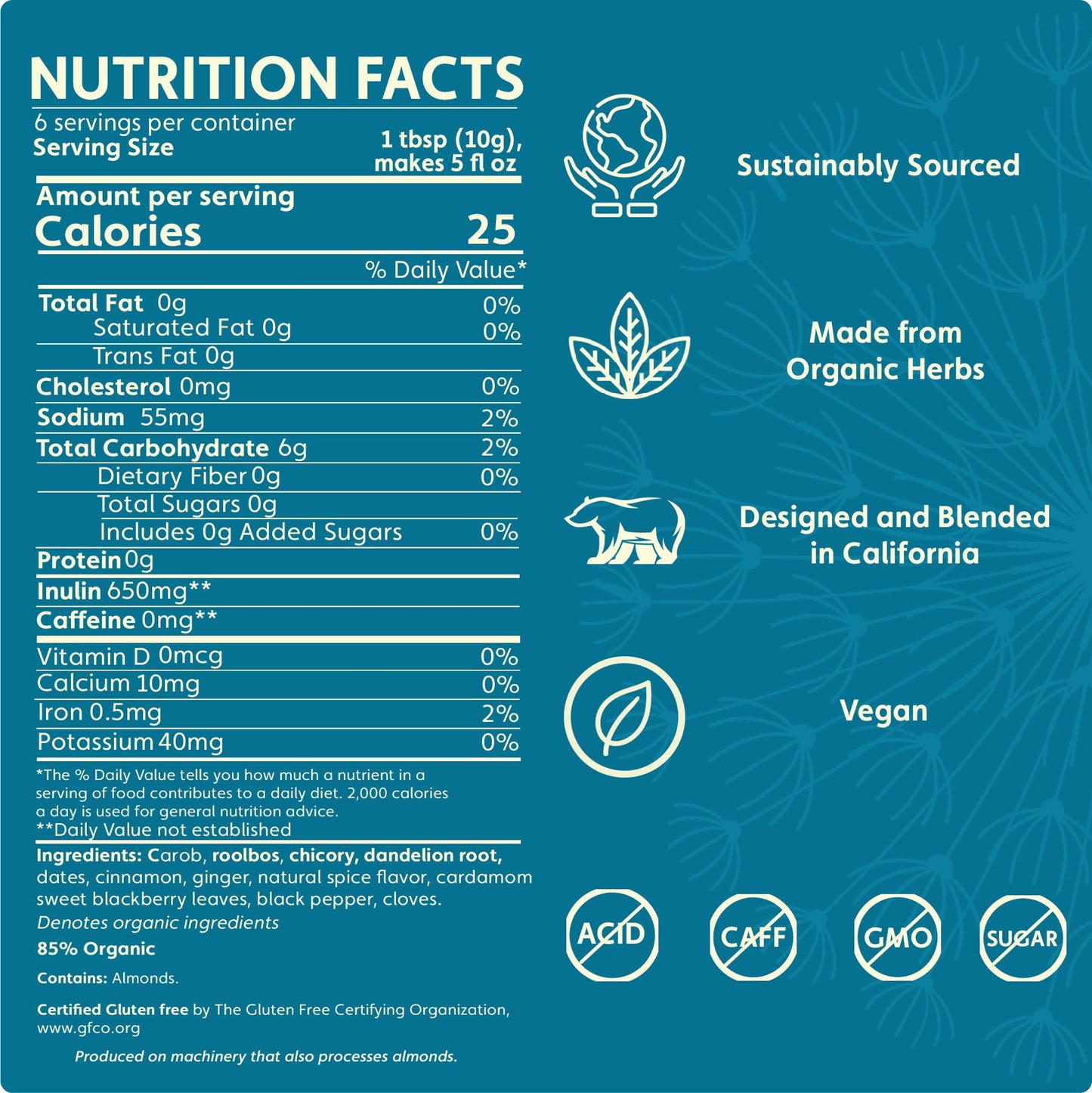 Dandelion Red Chai Herbal Coffee