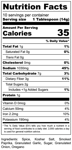 Easy Going Taco/ Fajita Seasoning