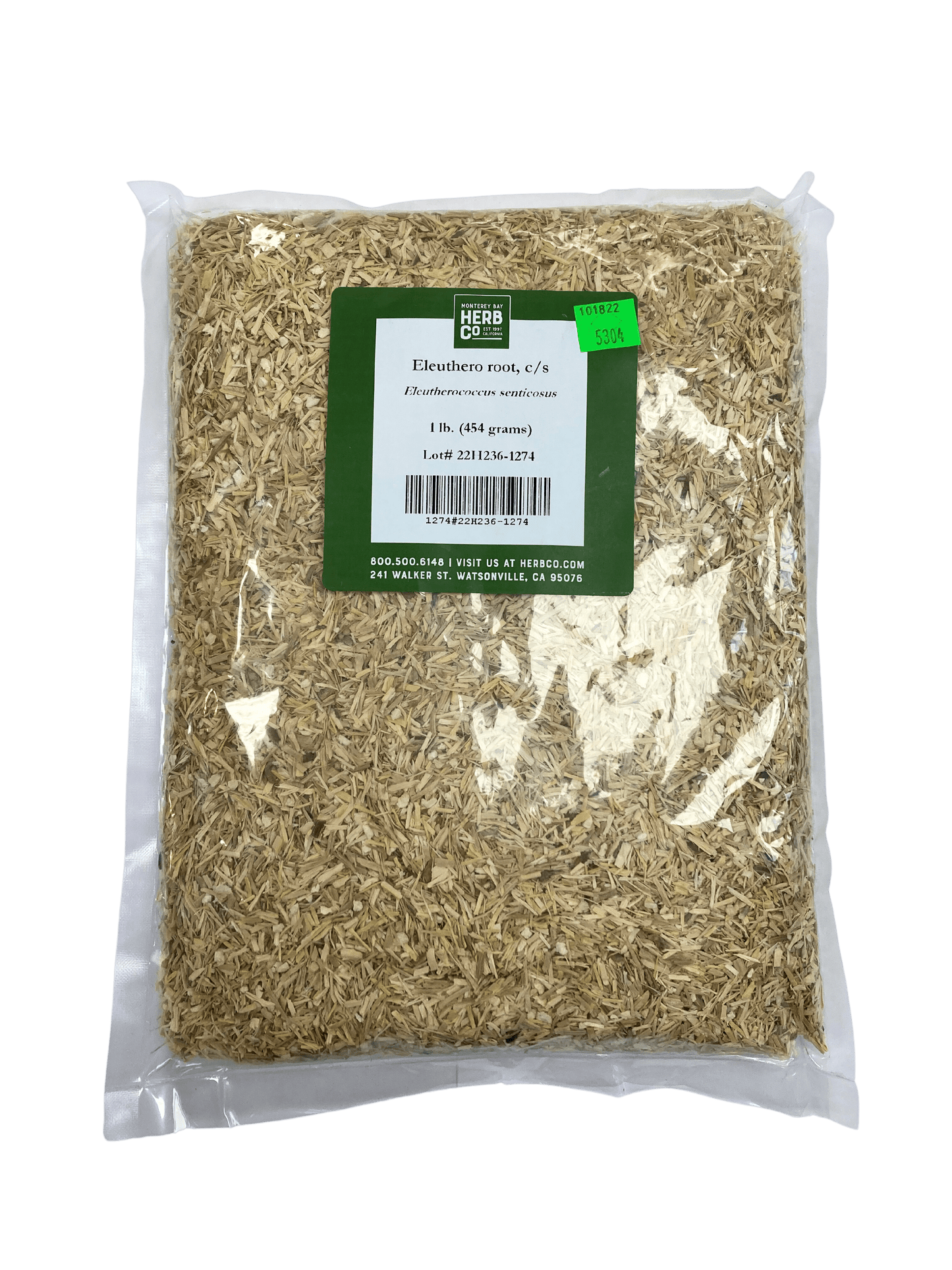 Eleuthero Root, Siberian Ginseng, Cut, Sifted