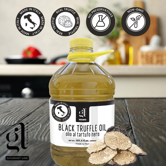 GL Truffle Gourmet, Black Truffle Oil, Bulk, 3 liters (97 fl.oz)