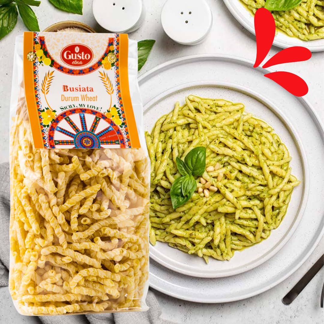 Gusto Etna, Busiata Pasta, Spiral Pasta (500 g)