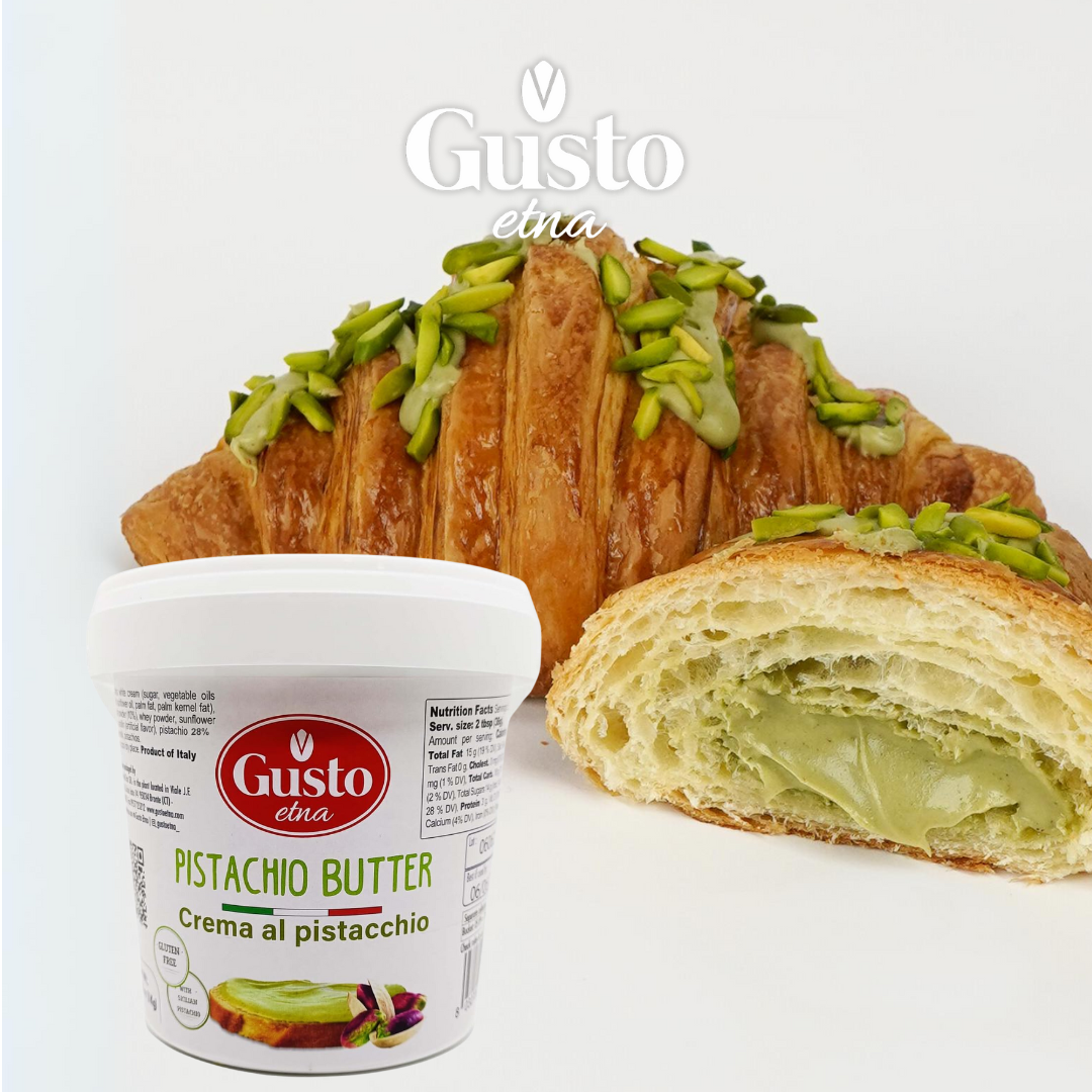 Gusto Etna Pistachio Cream Butter – 35% Pistachio , 2.2 lb (1kg)