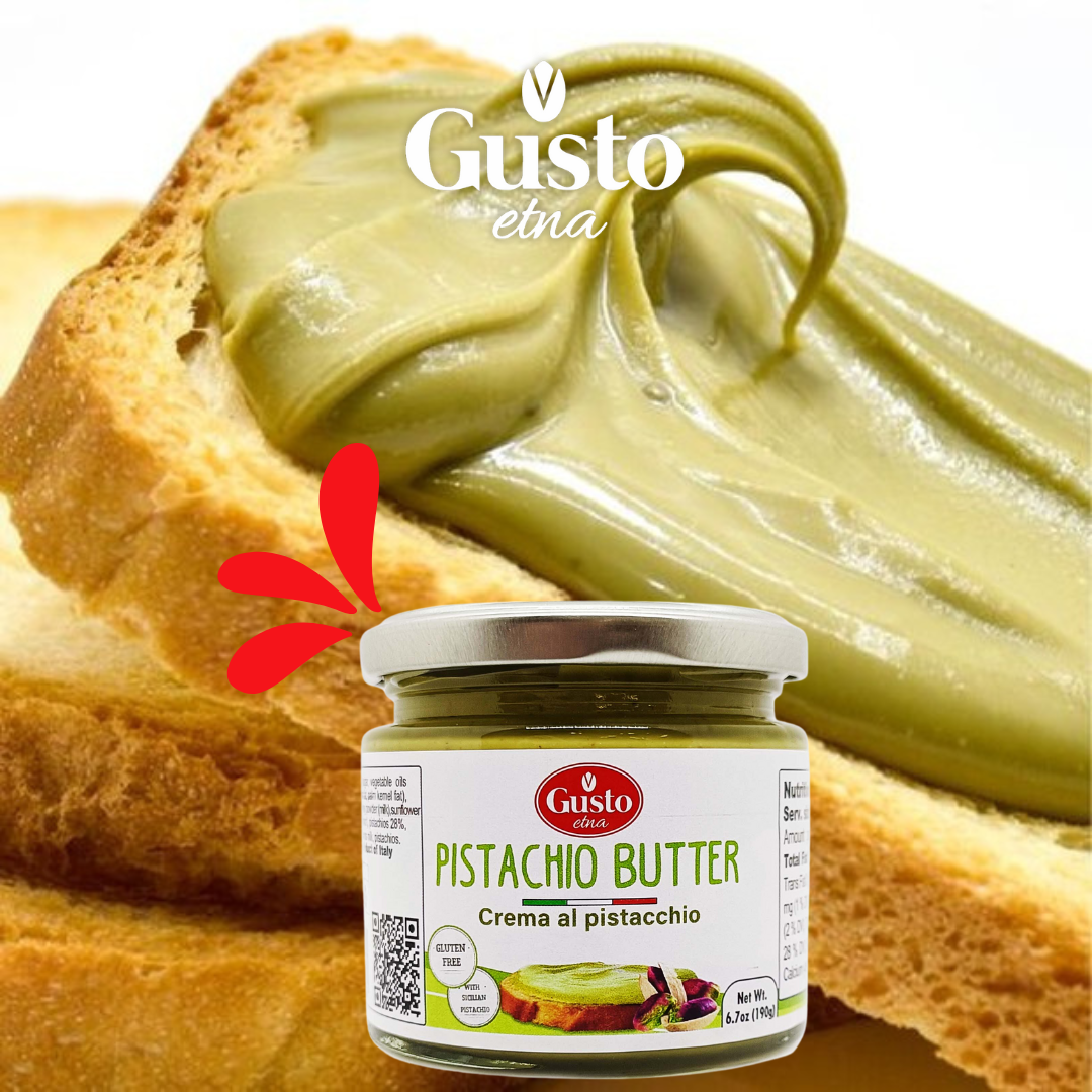 Gusto Etna Pistachio Cream Butter - 35% Pistachio , 6.7 oz (190g)
