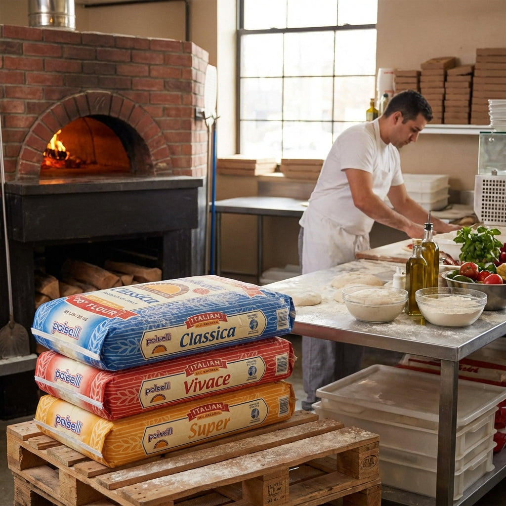 Polselli, Vivace Type 00 Pizza Flour, 55 lb (25 kg)