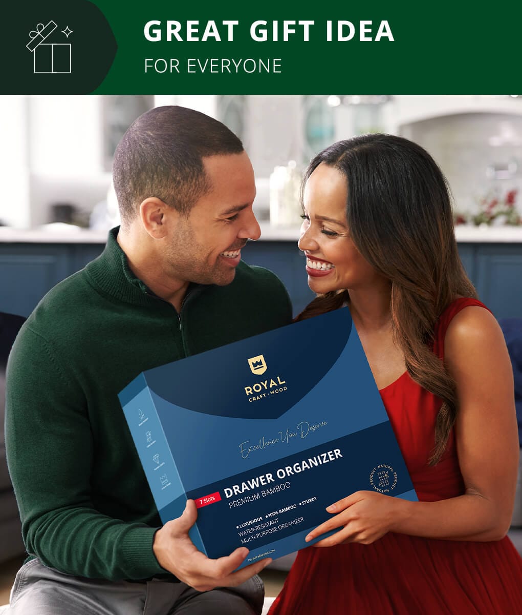 Royal Craft Wood Silverware tray 7 Slots