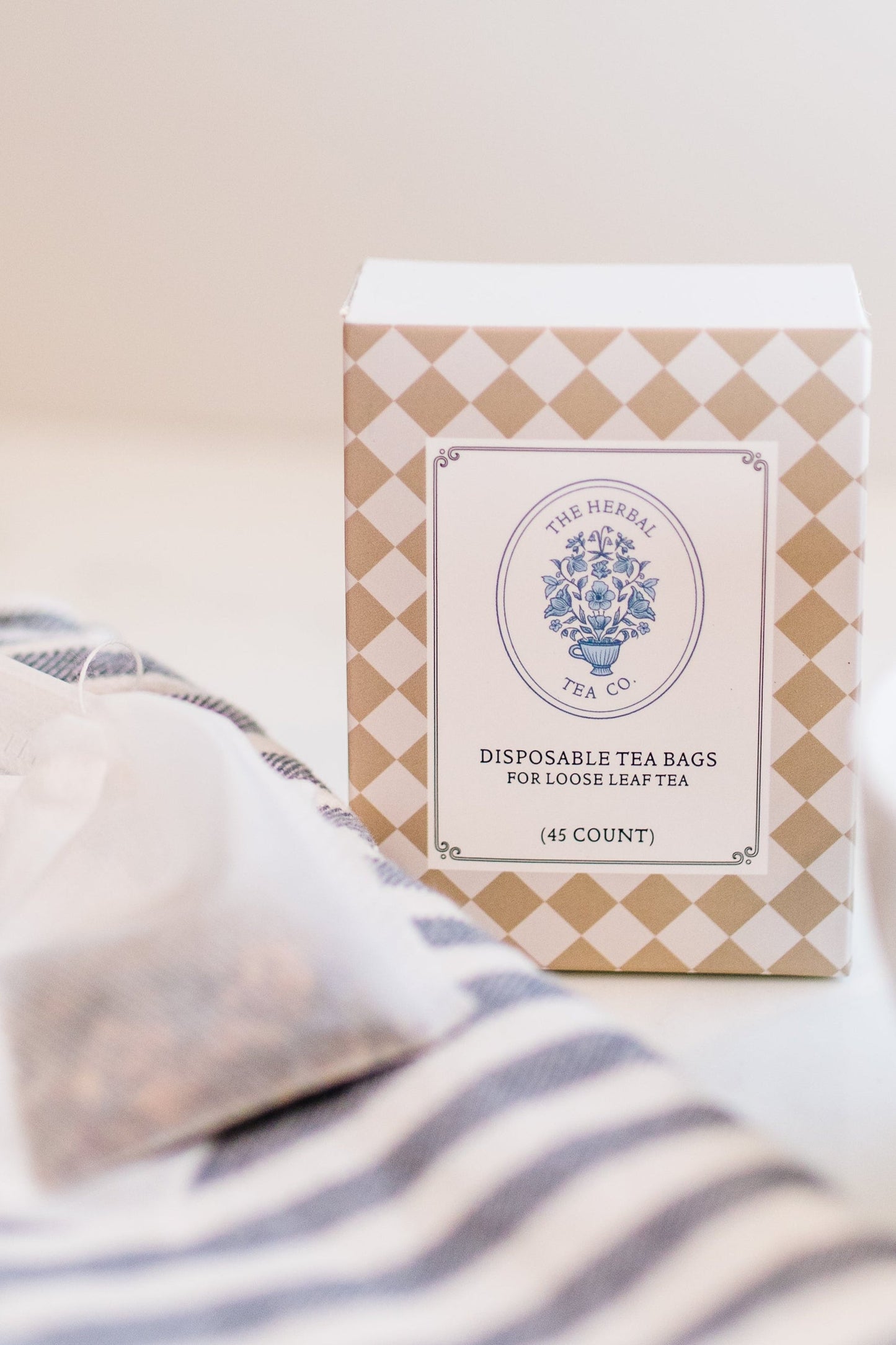 Disposable Tea Bags- 45 count