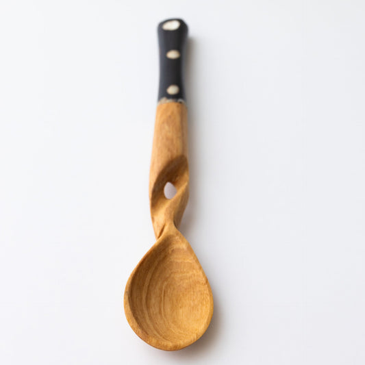 Handmade Polka Dot Wooden Spoon ( Qty 1)