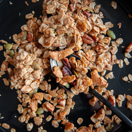 Maple Pecan Granola with Sea Salt