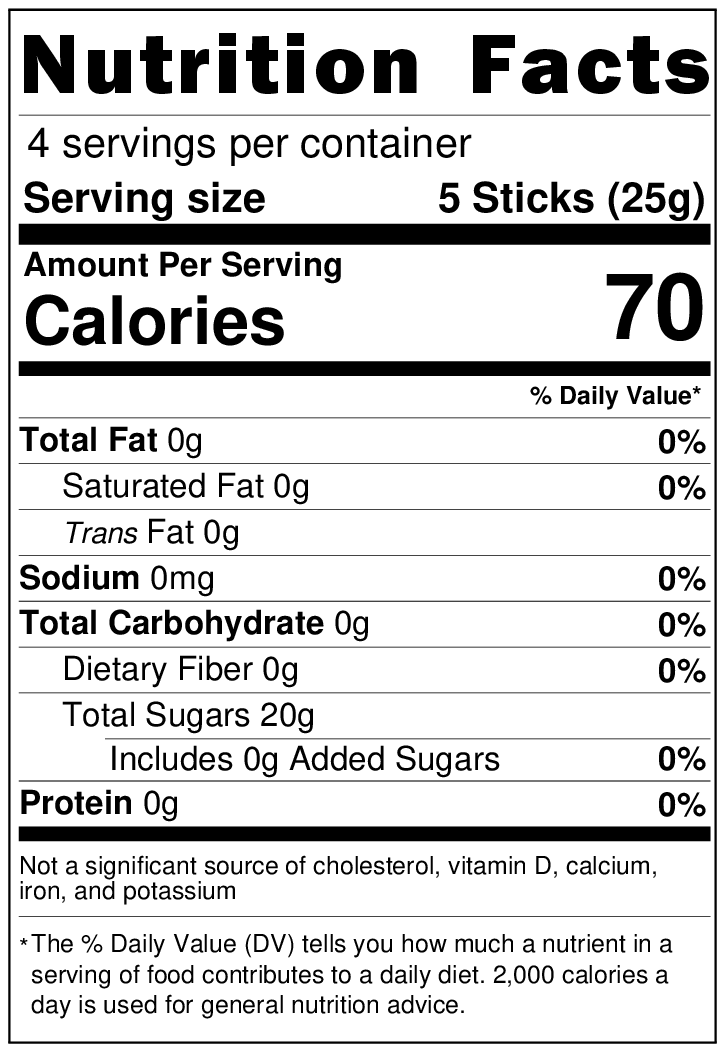 Plum Deluxe Tea Honey Sticks for Tea