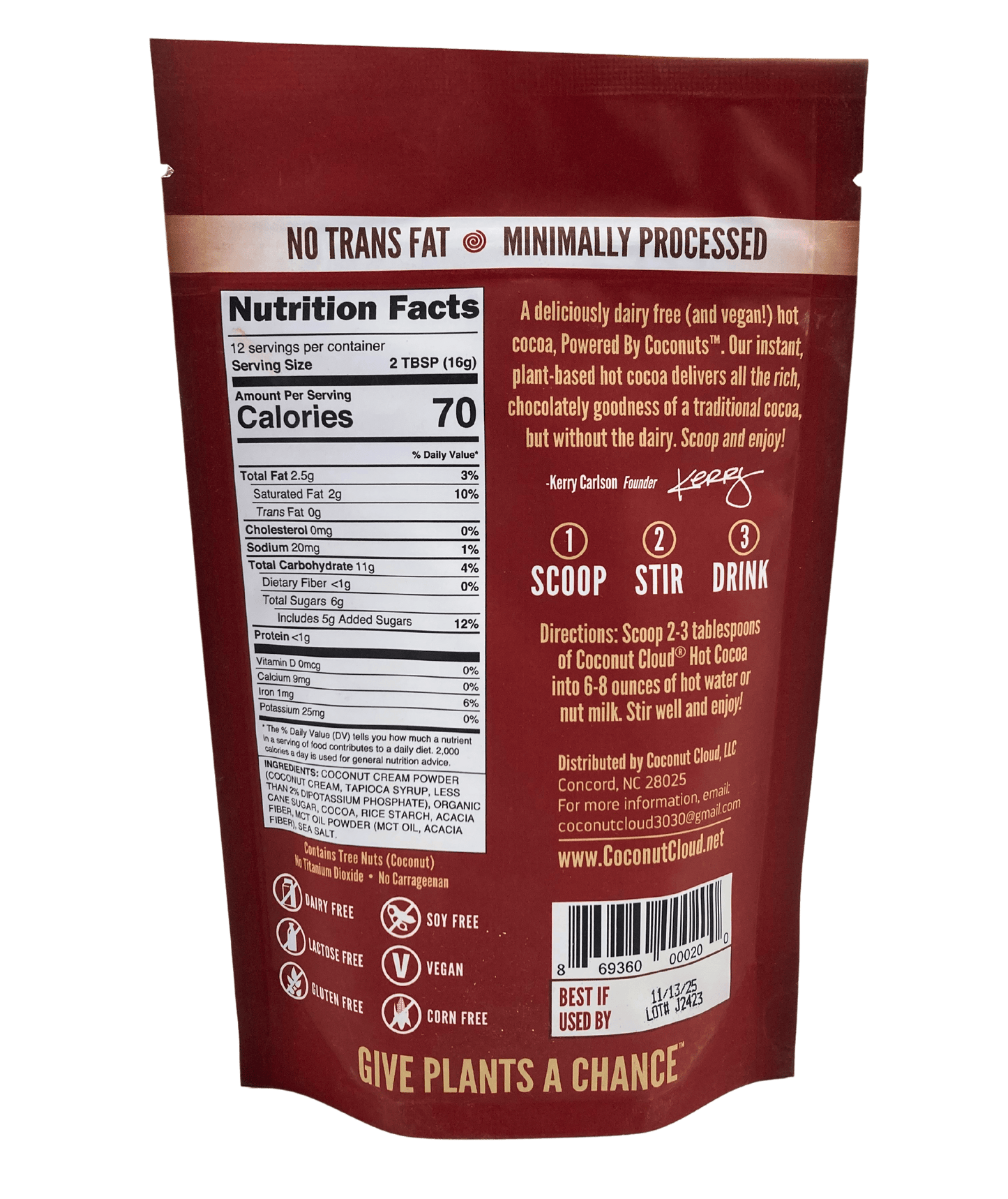 Hot Cocoa Beverage Mix, Instant, Vegan