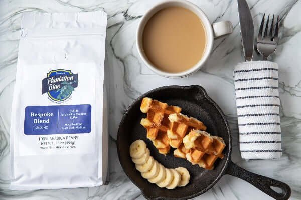 Plantation Blue Bespoke Blend: Jamaica Blue Mountain & Hawaiian Kona (16oz Ground)