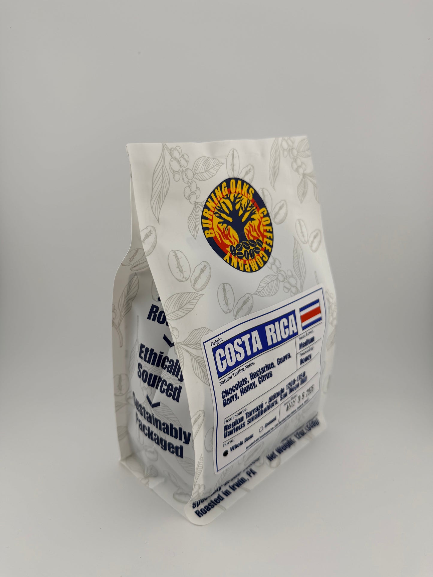 Costa Rica Specialty-grade Coffee Beans (Med Roast)