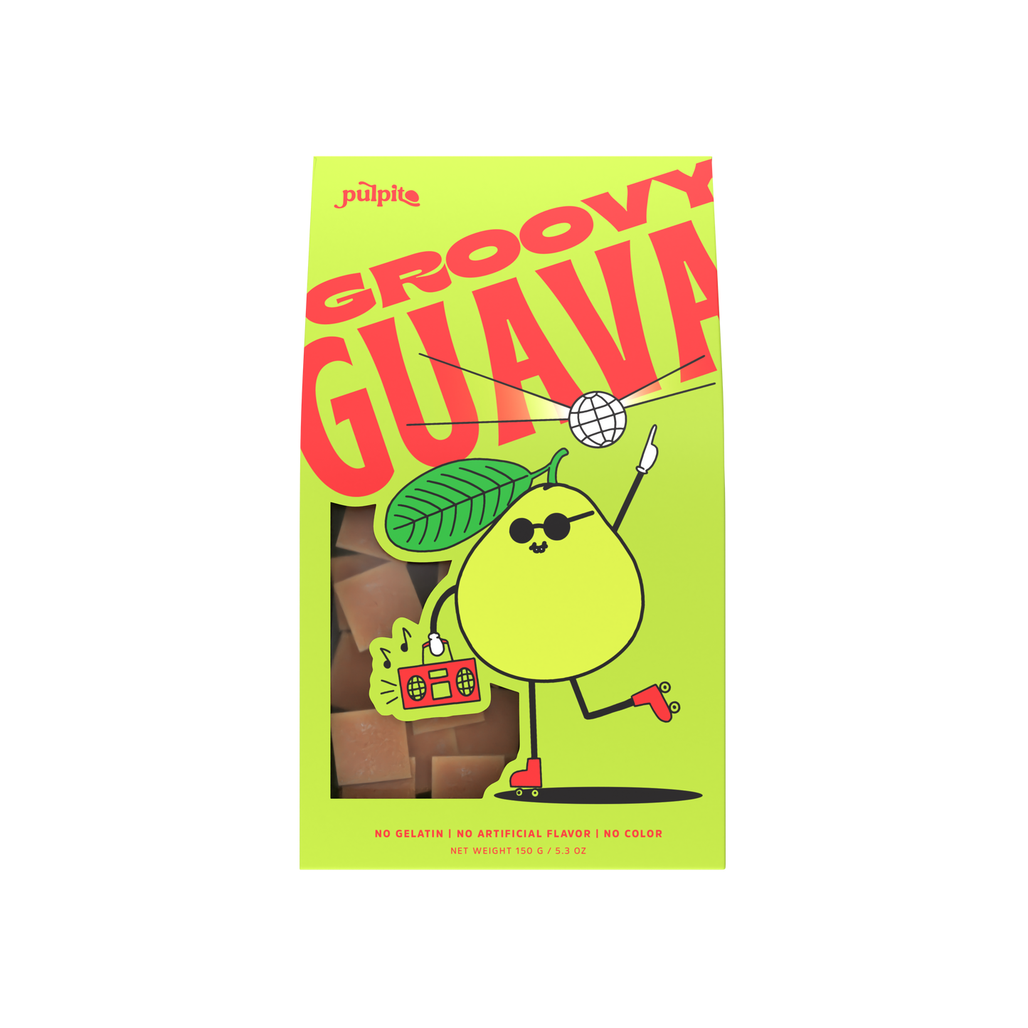 Pulpito Groovy Guava Fruit Bites Box - 12 Boxes x 150g case