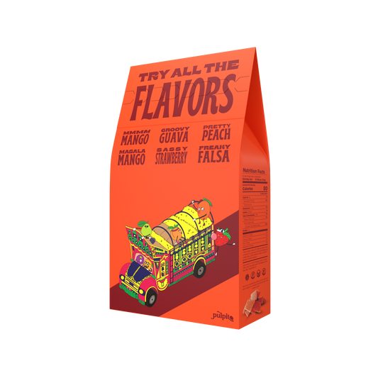 Pulpito Masala Mango Fruit Bites Box - 12 Boxes x 150g case