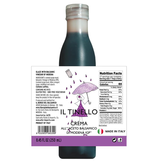 IL TINELLO, Glaze with Balsamic Vinegar of Modena IGP (8.45 fl oz) 250ml