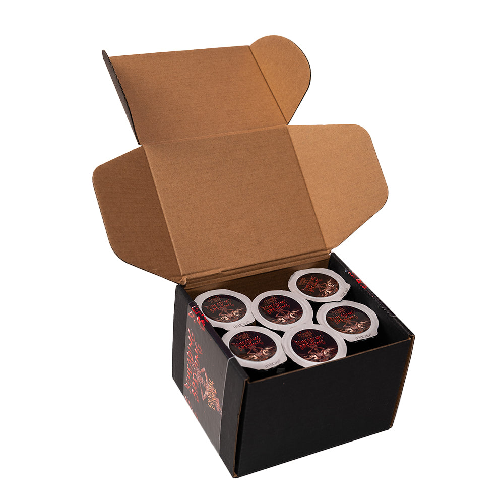 Cannibal Corpse's OFFICIAL 'Beheading & Brewing' Coffee: Organic Bali Blue Moon Single-Serve Pods (12c