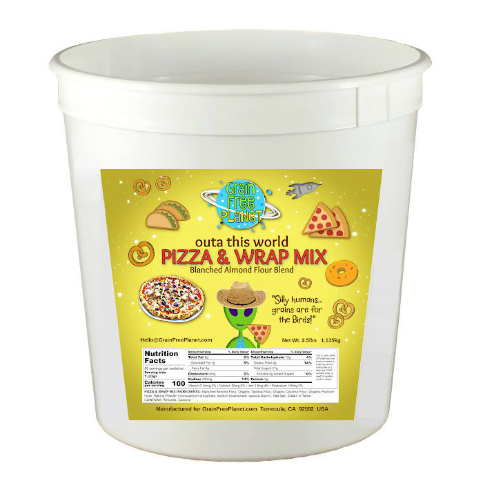 Grain Free Planet Keto Multi-Use Pizza & Wraps Mix