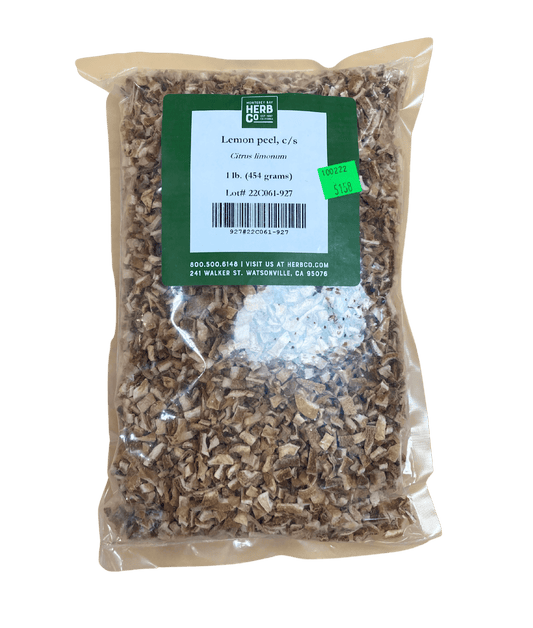 Lemon Peel, Cut, Sifted