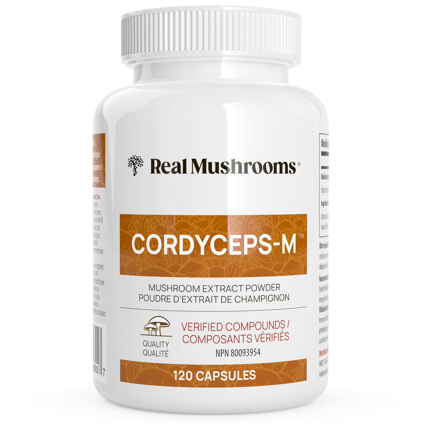 Organic Cordyceps Extract Capsules by Real Mushrooms