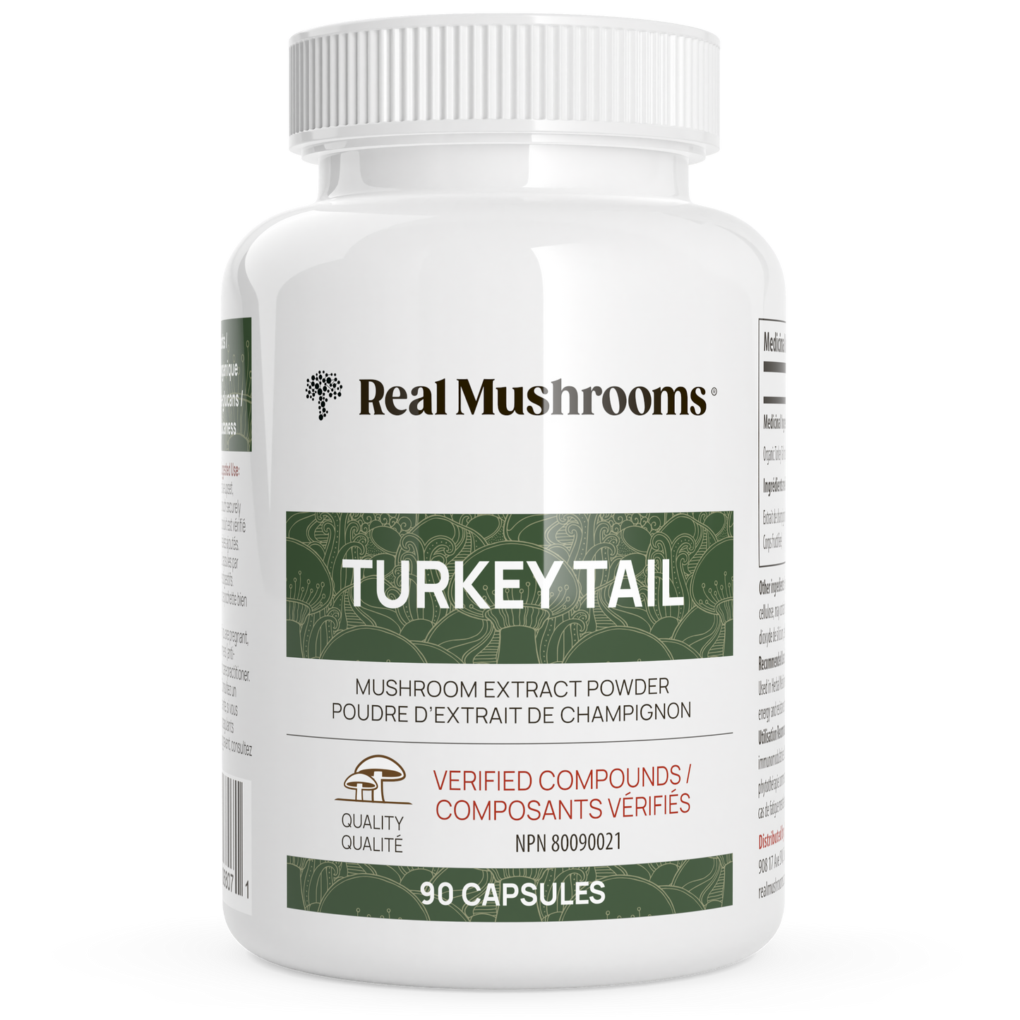 Turkey Tail Mushroom Capsules by Real Mushrooms