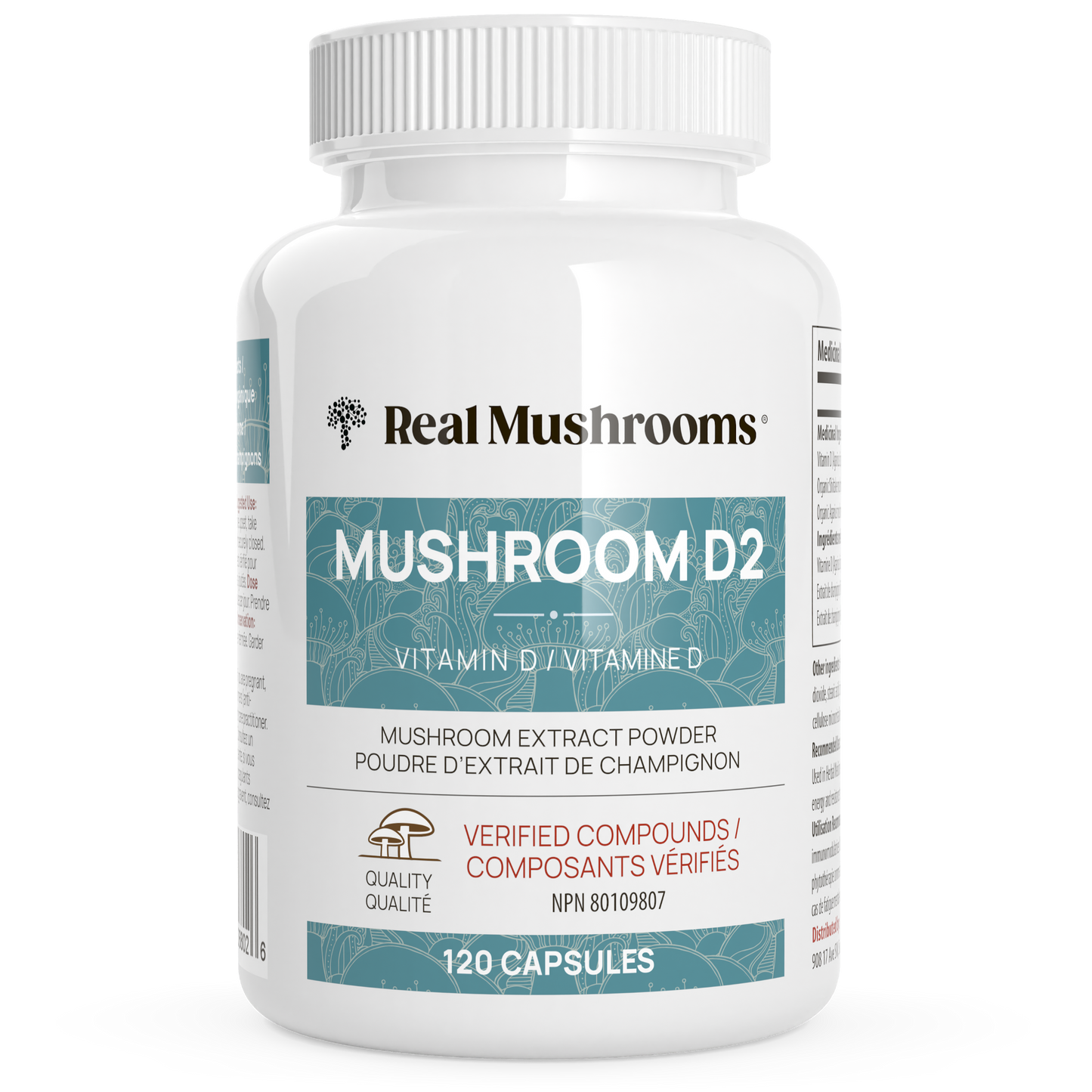 Vitamin D from Organic Mushrooms by Real Mushrooms