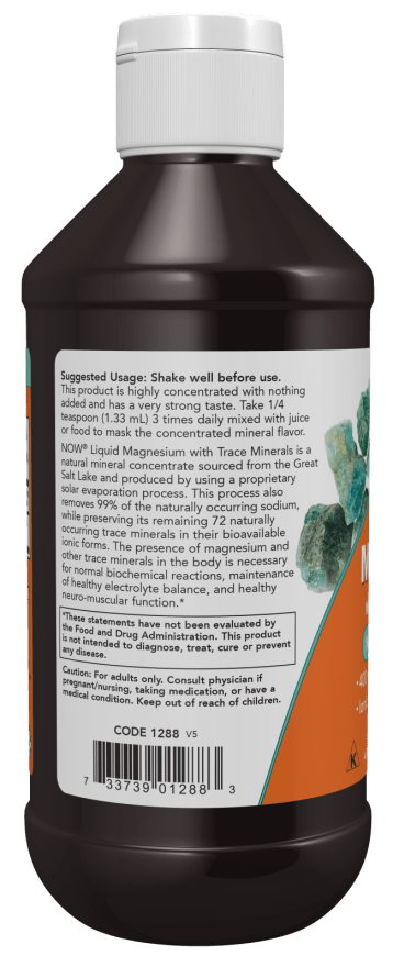 Magnesium With Trace Minerals, Liquid
