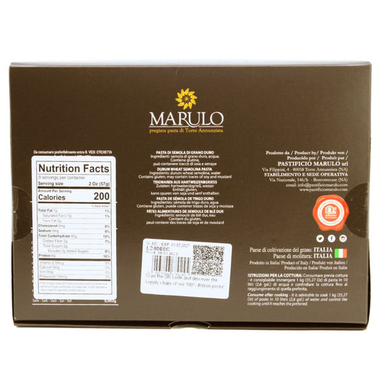 Marulo, Calamarata Homemade Artisan Pasta 500g