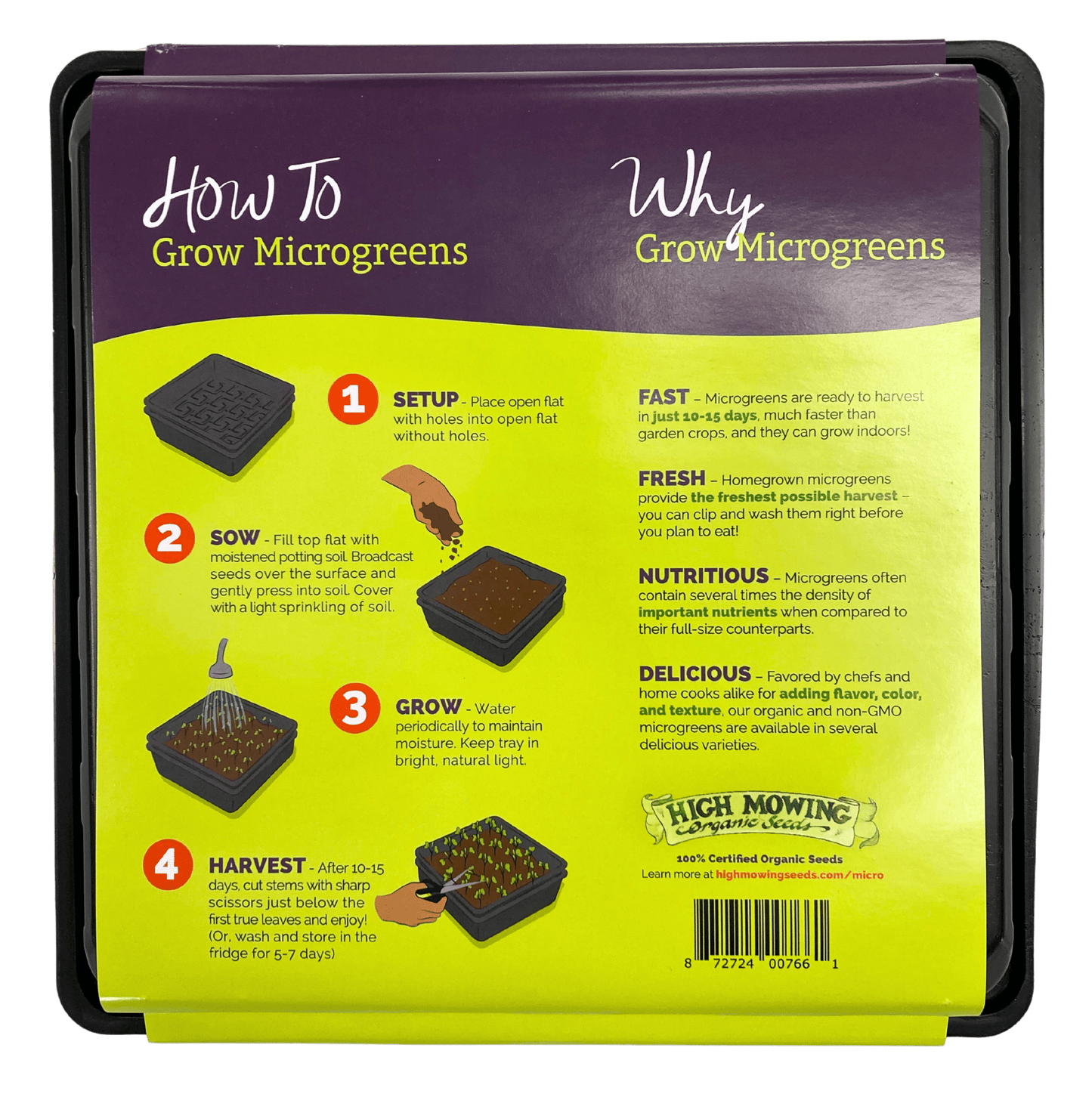 Microgreens Flats - Growing Trays