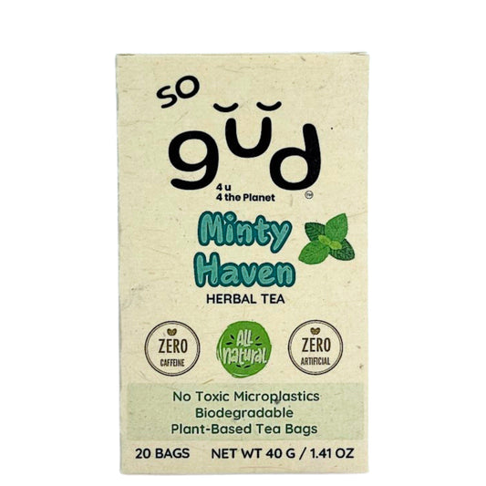Minty Haven Herbal Tea | Plant-based Tea Bags
