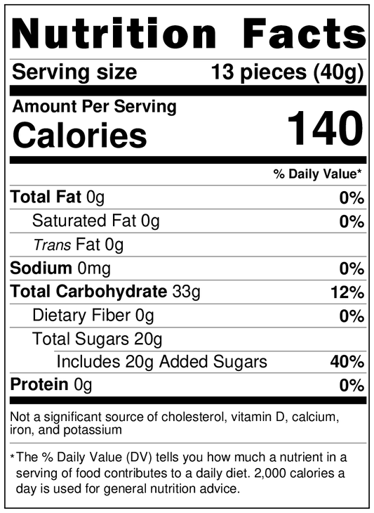 Sour Gummy Mix, Organic, Vegan