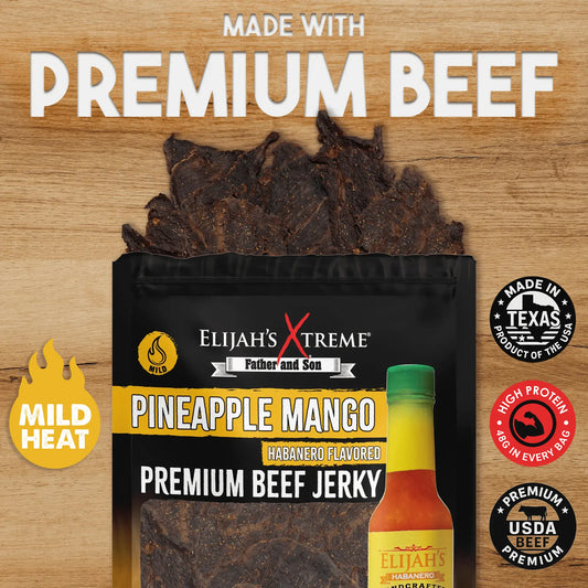 Pineapple-Mango Habanero Beef Jerky