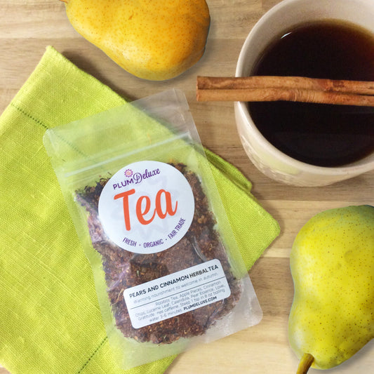 Plum Deluxe Tea Pears and Cinnamon Herbal Tea